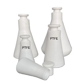 PTFE Conical Flask Factory - with Stopper 50-500ml