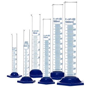 Glass Graduated Cylinder Supplier - with Plastic Base 10-1000ml