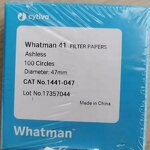 Whatman No.41 Filter Paper Manufacturer - Quantitative Ashless
