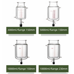 Double-Layer Reactor Flask Supplier - with Discharge Valve 250-10000ml