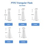 PTFE Conical Flask Factory - with Stopper 50-500ml