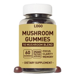 OEM Own Brand Amazon Hot-selling Mushroom Fudge, Mushroom Extract Improves Memory and Enhances Immunity Supplement