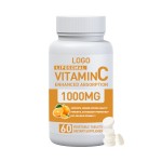OEM Customized Vitamin C Tablets Enhance Immunity, Improve Skin Elasticity, and Supplement Trace Elements