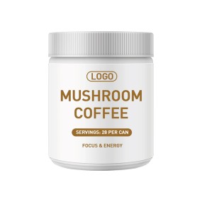 OEM Herbal Instant Black Coffee Mushroom Extract Powder, Custom Nutritional Supplements, Immune Support, Fast Production