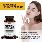 OEM Self Owned Brand Cross-border 60 Capsule Collagen, Vitamin C, Whitening Capsules Beauty Supplement