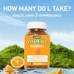 Self Owned Brand OEM Sweet and Sour Flavor Vitamin Juice Gummies for Children, DHA Pectin Gummies