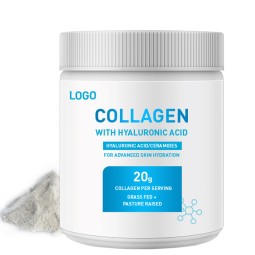 OEM ODM Collagen Powder Beverage Vitamin Whitening and Anti Aging Skin Health Nutritional Supplement Collagen Powder