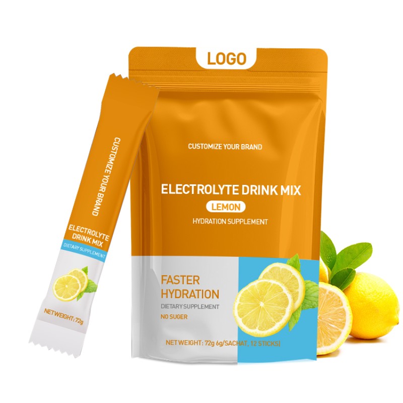 Electrolyte Drink Packets with BCAAs & Vitamins | Hydration & Recovery Powder for Sports | OEM