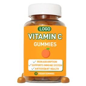 Self Owned Brand OEM Sweet and Sour Flavor Vitamin Juice Gummies for Children, DHA Pectin Gummies