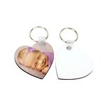 Wood Keychain Manufacturer - Wholesale Sublimation MDF Heart Blank Keychain