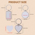 Heart Keychain Manufacturer - DIY Sublimation Bulk Promotional Gift