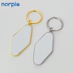 Hotel Keychain Manufacturer - Double-sided Rhombus Number Sublimation Keychain