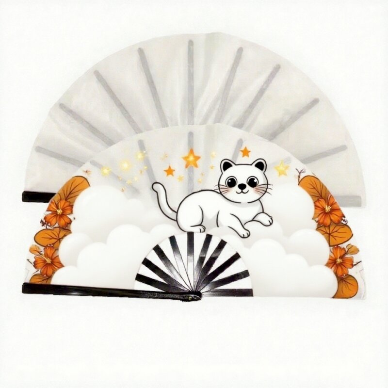 Folding Fan Manufacturer - Sublimation Blanks Large 13 Inch Promotional Fan