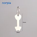 Keychain Manufacturer - Laser Engraved Shopping Trolley Coin Keychain