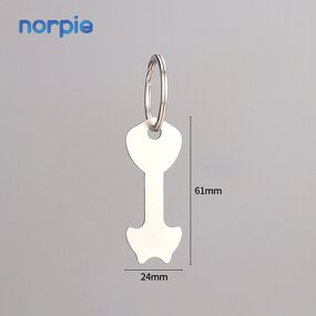 Keychain Manufacturer - Laser Engraved Shopping Trolley Coin Keychain