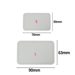 Hat Patch Manufacturer - Sublimation Patches Blank Leather Hat Patch