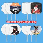 Plastic Fan Manufacturer - Factory Wholesale Sublimation Blank PET Hand Fan