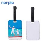 Luggage Tag Manufacturer - Sublimation PU Leather Name Label Blank ID Tag