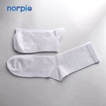 Socks Manufacturer - Custom Design Unisex White Sublimation Cotton Socks