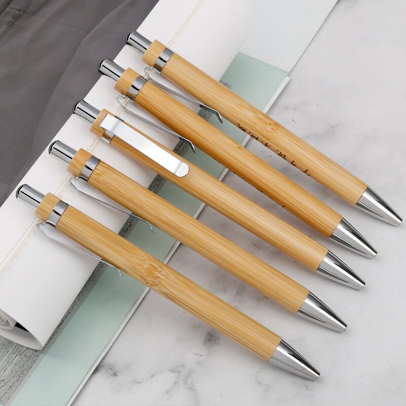 Bamboo Pen Manufacturer - Personalized Laser Blank Bamboo Ballpoint Pen