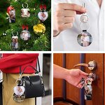 Heart Keychain Manufacturer - Single Sided Pu Leather Sublimation Blank Gift