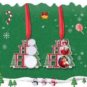 Metal Ornament Manufacturer - Stock Available Sublimation Christmas Pendent