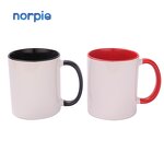Ceramic Mug Manufacturer - Wholesale 11oz Sublimation Inner Handle Color