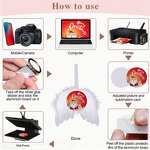 Christmas Ornament Manufacturer - Custom LOGO Feather Angel Wings Pendent