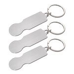 Coin Keychain Manufacturer - Shopping Cart Laser Logo European Trolley