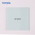 Glass Coaster Manufacturer - China Square Plain Glass Coaster with Rubber Feet