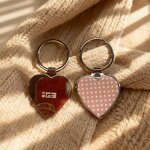 Heart Keychain Manufacturer - Sublimation Custom Logo Low MOQ Bulk Order