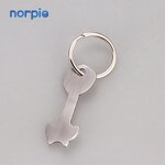Keychain Manufacturer - Laser Engraved Shopping Trolley Coin Keychain