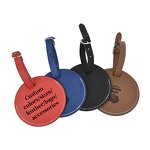 Luggage Tag Manufacturer - Laser Engraving Pu Leather Airline Brand Souvenir