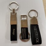 Promotional Keychain Manufacturer - Laser Engraving Souvenir Leather Gifts
