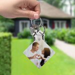 Acrylic Keychain Manufacturer - DIY Double-Size Printed Plastic Photo Frame