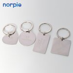 Heart Keychain Manufacturer - Stainless Steel Mirror Polished Engraving Keychain