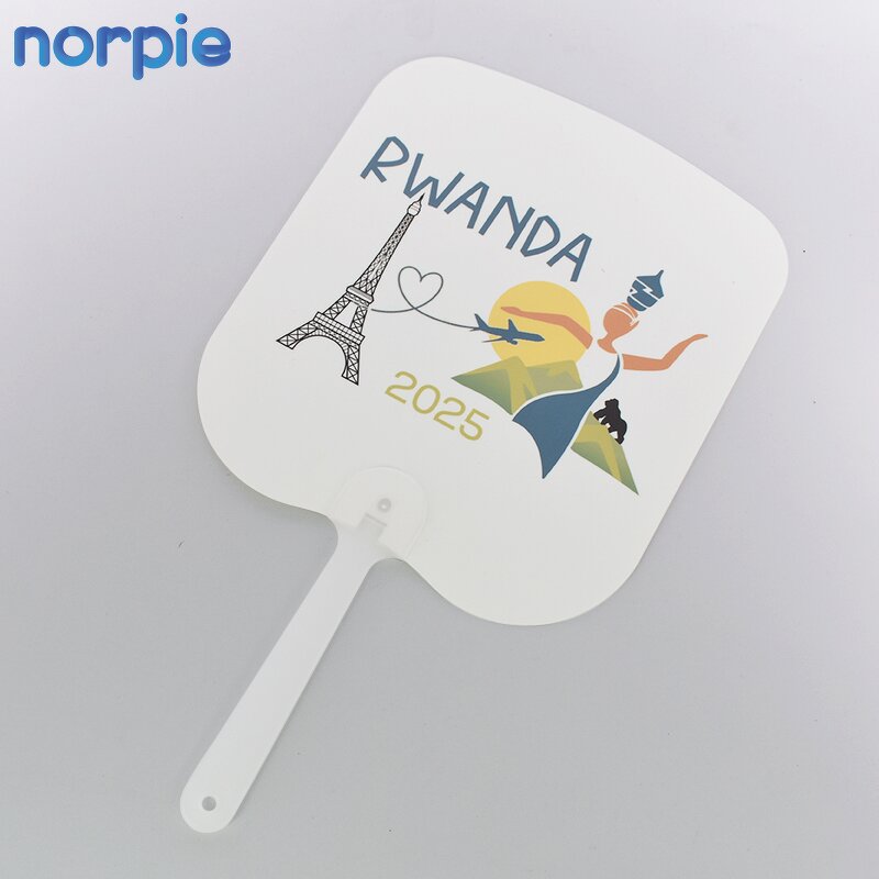 Plastic Fan Manufacturer - Factory Wholesale Sublimation Blank PET Hand Fan