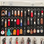 Leather Keychain Manufacturer - Laser Engraving Custom Daily Souvenir