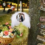 Christmas Pendent Manufacturer - Custom 65mm Sublimation Angel Wings Ornament