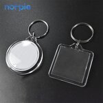 Acrylic Keychain Manufacturer - Transparent Double-sided PET Photo Keychain