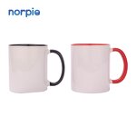 Ceramic Mug Manufacturer - Wholesale 11oz Sublimation Inner Handle Color