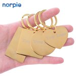 Metal Keychain Manufacturer - Custom Gold Plating Stainless Steel Pet Tag