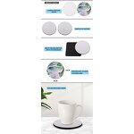 Coaster Manufacturer - Luxury Blank Tea Coaster DIY Leather Cup Coaster