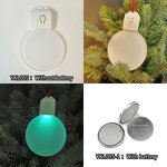 Christmas Ornament Manufacturer - Sublimation Blank Acrylic LED with Battery