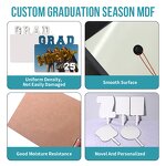 Graduation Keychain Manufacturer - GRAD Sublimation MDF Double-sided Keychain