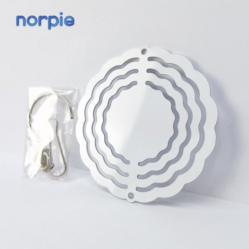 Wind Spinner Manufacturer - Sublimation Blank 3D Aluminum Metal Yard Spinner