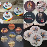 Coaster Manufacturer - Sublimation Blank Round Neoprene Cup Mat Bulk Supply