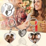 Couple Keychain Manufacturer - Ready to Ship Cat Matching Sublimation Blank