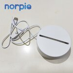 Photo Lamp Manufacturer - Custom Sublimation Acrylic Night Lamp USB Stand