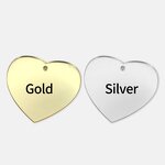 Acrylic Ornament Manufacturer - Custom Shape Laser Engraving Blank Mirror